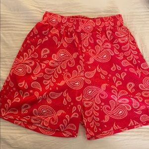 Real Ones men’s red shorts medium